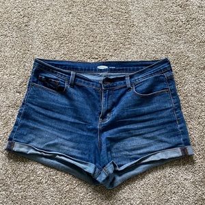 Denim shorts
